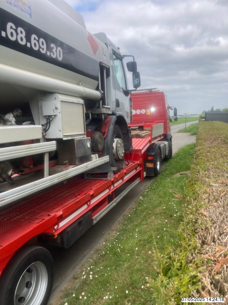 Problème suspension citerne 7 mai 2025