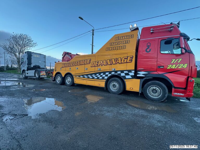 Aire sur la Lys Panne de boîte de vitesse le 25/11/25 - Rapatriement au garage de la marque pour réparation